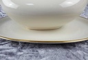 [45817611] Sauciere mit Teller Goldrand 1tlg 0,4 L KPM Krister 0201 Elfenbein Beige Bild 7