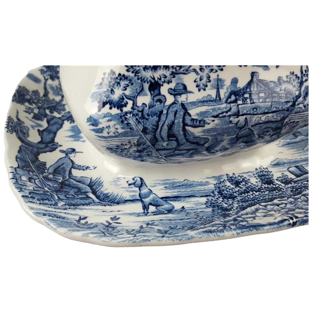 [45817619] Sauciere mit Teller 1tlg 0,4 L Myott The Hunter Blau Bild 2
