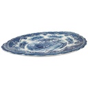 [45817625] Servierplatte Speiseplatte 30,7x25 cm Grindley English Country Inns Blau gebraucht - gut Bild 2