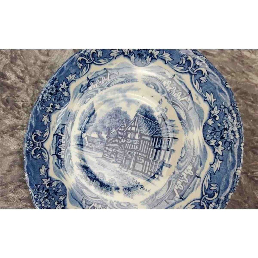 [45817628] Untertasse für Suppe 16 cm Grindley English Country Inns Blau gebraucht - gut Bild 4