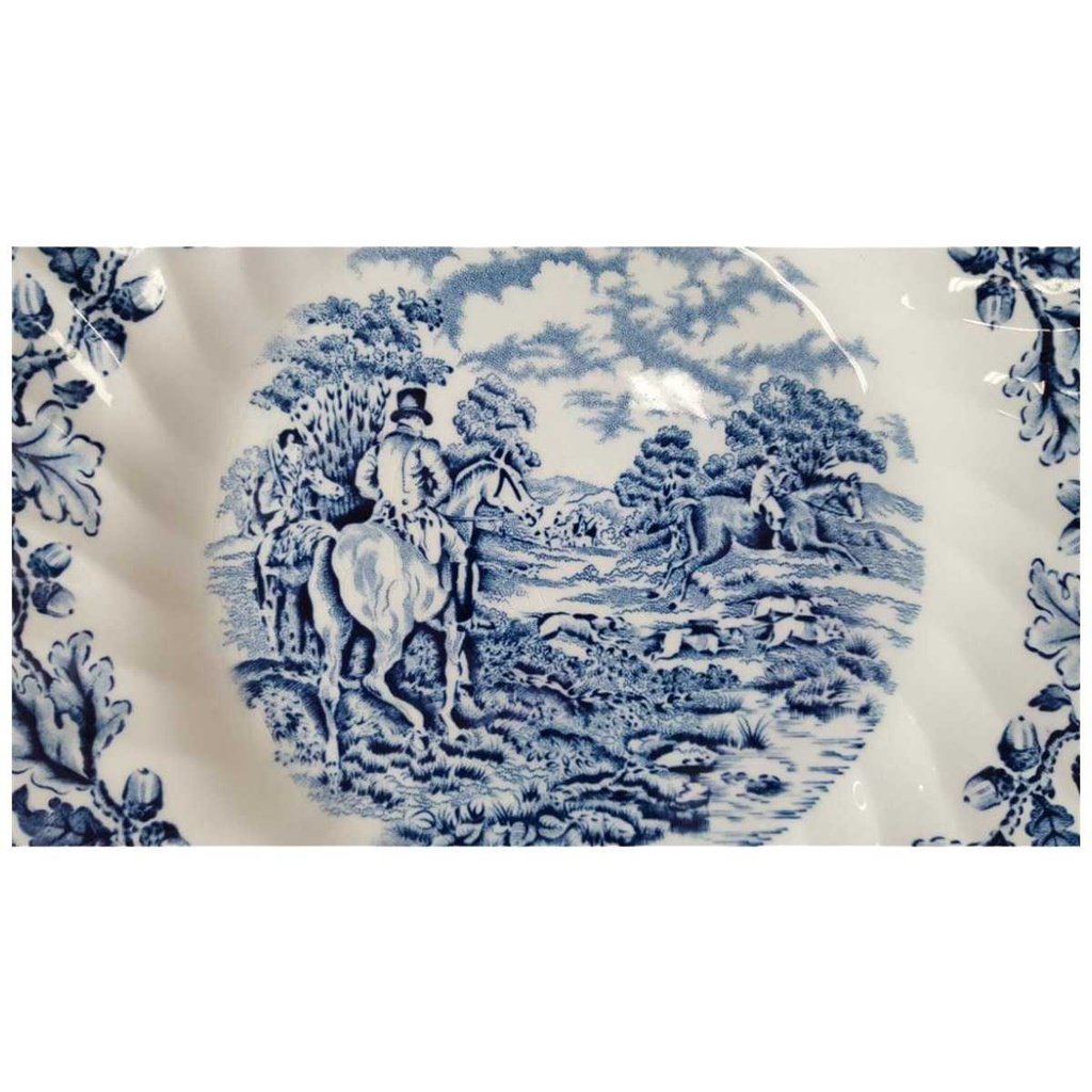 [45817631] Kuchenteller Dessertteller Frühstücksteller 20,1 cm Myott Country Life Blau gebraucht - gut Bild 2