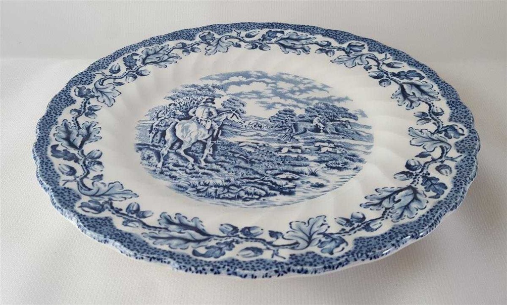 [45817631] Kuchenteller Dessertteller Frühstücksteller 20,1 cm Myott Country Life Blau gebraucht - gut Bild 4