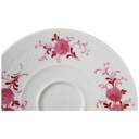 [45817641] Untertasse für Kaffee 14,5 cm Seltmann Weiden Annabell rote Blüte 26043 gebraucht - sehr gut Bild 2