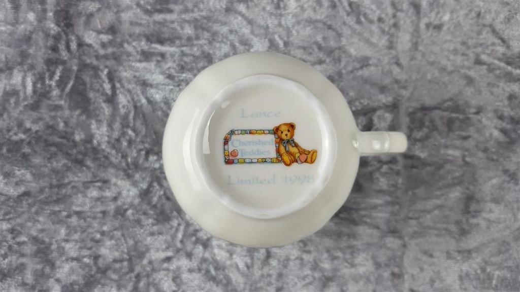 [45817649] Kaffeetasse Tasse Cherished Teddies 1998 Lance Limited gebraucht - sehr gut Bild 6