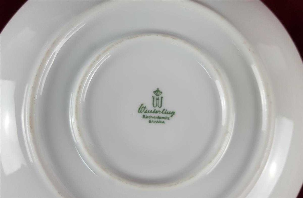 [45817653] Sauciere mit Teller Goldrand Winterling Kirchenlamitz Relief Weiß gebraucht - sehr gut Bild 6