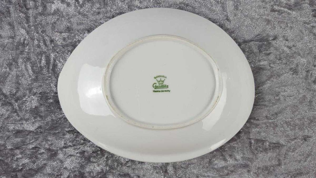 [45817684] Schale Teller Goldrand Creidlitz Porzellanfabrik gebraucht - gut Bild 5