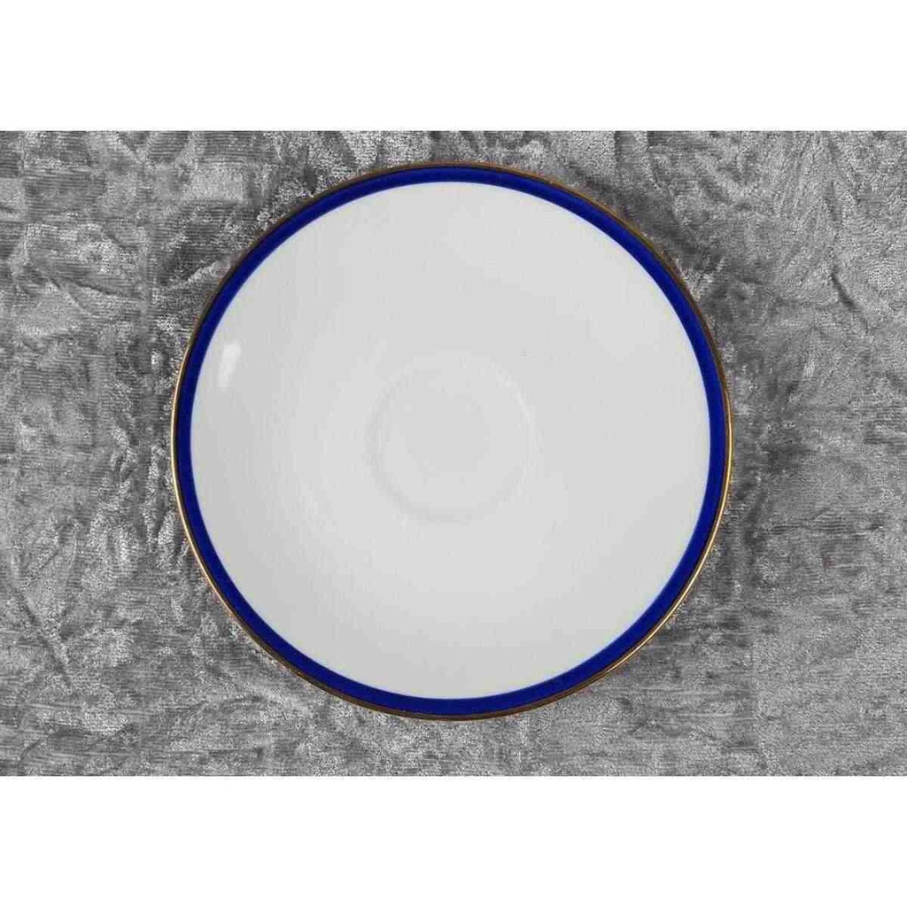 [45817686] Kaffeetasse mit Untertasse Tasse Goldrand Jaeger & Co PMR Blau gebraucht - gut Bild 7