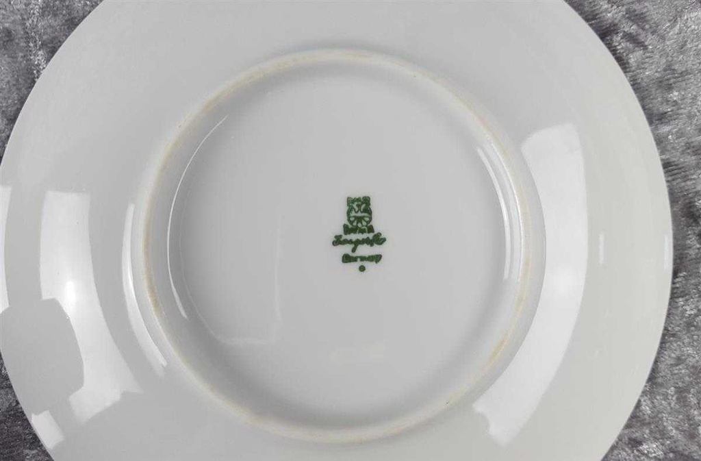 [45817686] Kaffeetasse mit Untertasse Tasse Goldrand Jaeger & Co PMR Blau gebraucht - gut Bild 9