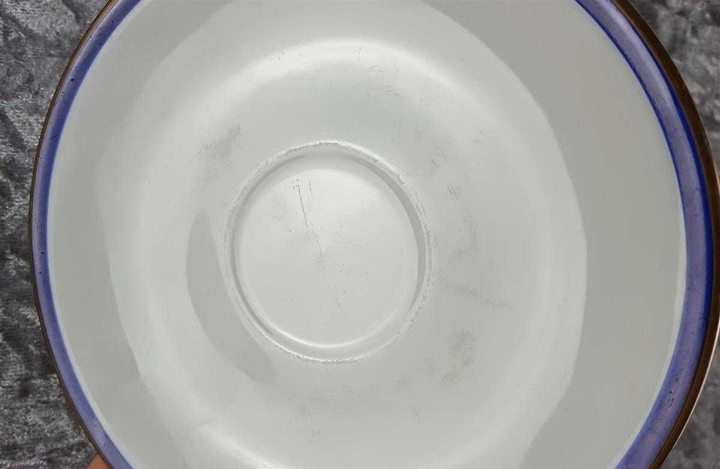 [45817686] Kaffeetasse mit Untertasse Tasse Goldrand Jaeger & Co PMR Blau gebraucht - gut Bild 11