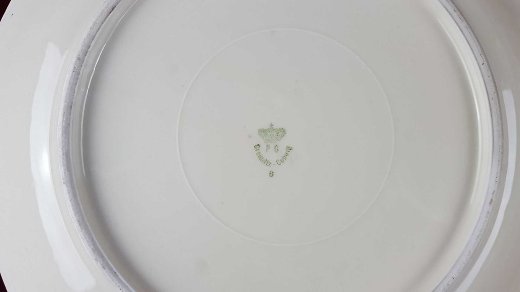 [45817689] Servierplatte Servierteller Creidlitz Porzellanfabrik Blumen Elfenbein gebraucht - akzeptabel Bild 7