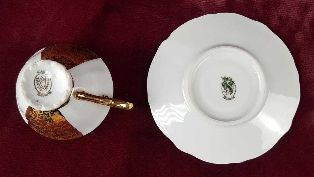 [45817694] Sammeltasse Goldrand Golddekor Mayer Wiesau Bavaria gebraucht - gut Bild 5