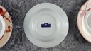 [2119352] 6er Set Suppenteller 21,7 cm Wellco Design Krefeld Einzelteile Blumen Rot gebraucht - gut Bild 6