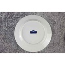 [2119353] 5er Set Speiseteller Essteller 26,8 cm Wellco Design Krefeld Einzelteile Blumen Rot gebraucht - akzeptabel Bild 6