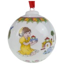 [45817709-1993] Weihnachtskugel Hutschenreuther 1993 Bauklötzchen gebraucht - neuwertig Bild 2