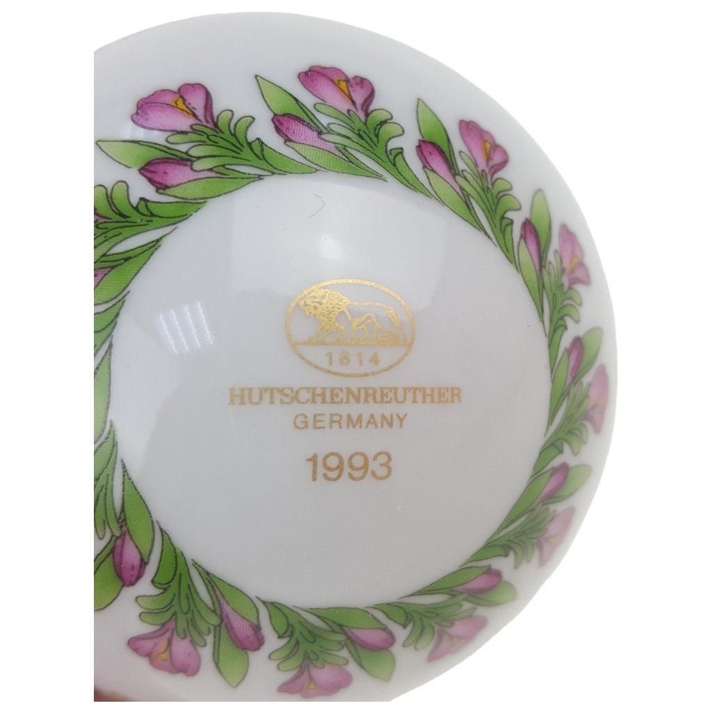 [45817709-1993] Weihnachtskugel Hutschenreuther 1993 Bauklötzchen gebraucht - neuwertig Bild 3