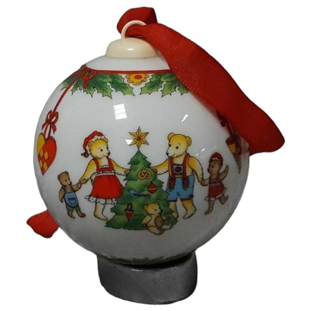 [45817709-1997] Weihnachtskugel Hutschenreuther 1997 Bärenstube gebraucht - sehr gut Bild 2