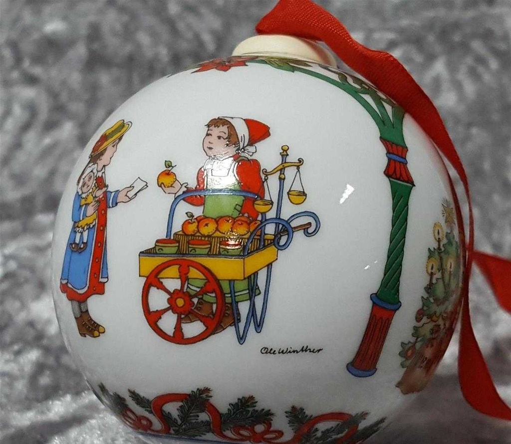 [45817709-1998] Weihnachtskugel Hutschenreuther 1998 Kaufladen gebraucht - sehr gut Bild 5