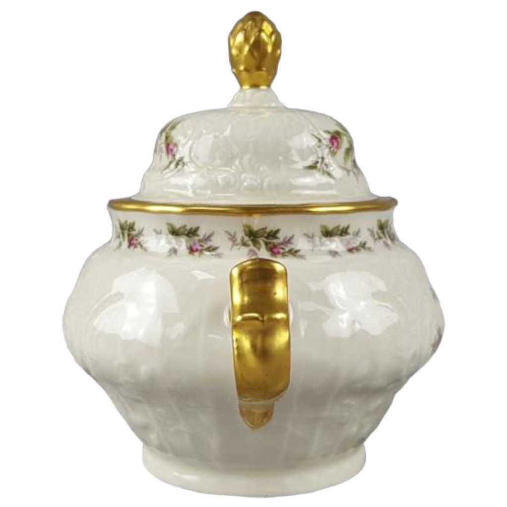 [45817722] Zuckerdose Rosenthal Sanssouci Moosrose Elfenbeinfarben Elfenbein Beige gebraucht - sehr gut Bild 2