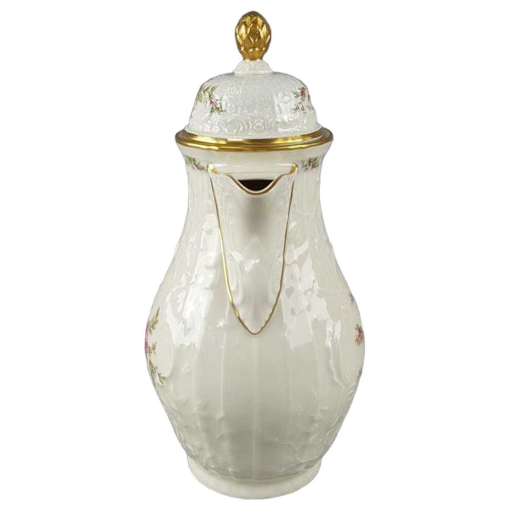 [45817726] Kaffeekanne 1,1 L Rosenthal Sanssouci Moosrose Elfenbeinfarben Elfenbein Beige gebraucht - akzeptabel Bild 2