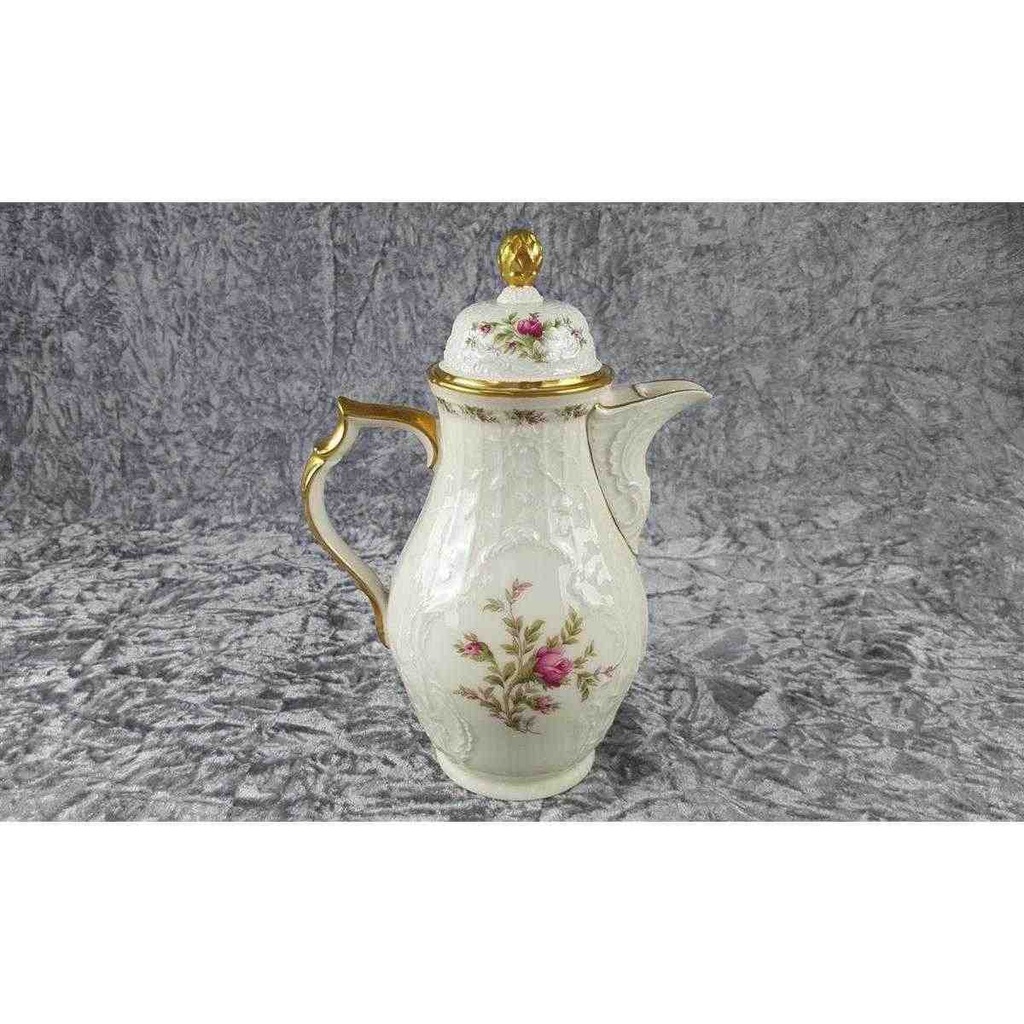 [45817726] Kaffeekanne 1,1 L Rosenthal Sanssouci Moosrose Elfenbeinfarben Elfenbein Beige gebraucht - akzeptabel Bild 3
