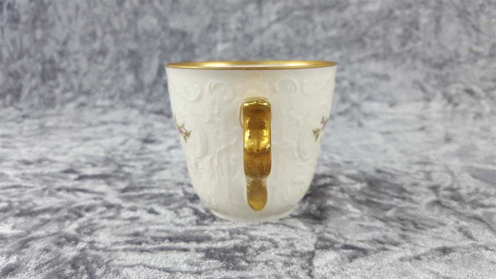[45817727] Kaffeetasse Tasse Rosenthal Sanssouci Moosrose Elfenbeinfarben Elfenbein Beige gebraucht - sehr gut Bild 3
