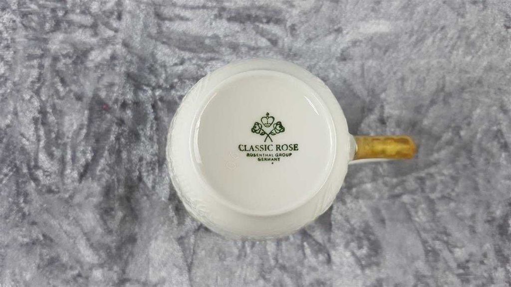 [45817727] Kaffeetasse Tasse Rosenthal Sanssouci Moosrose Elfenbeinfarben Elfenbein Beige gebraucht - sehr gut Bild 6