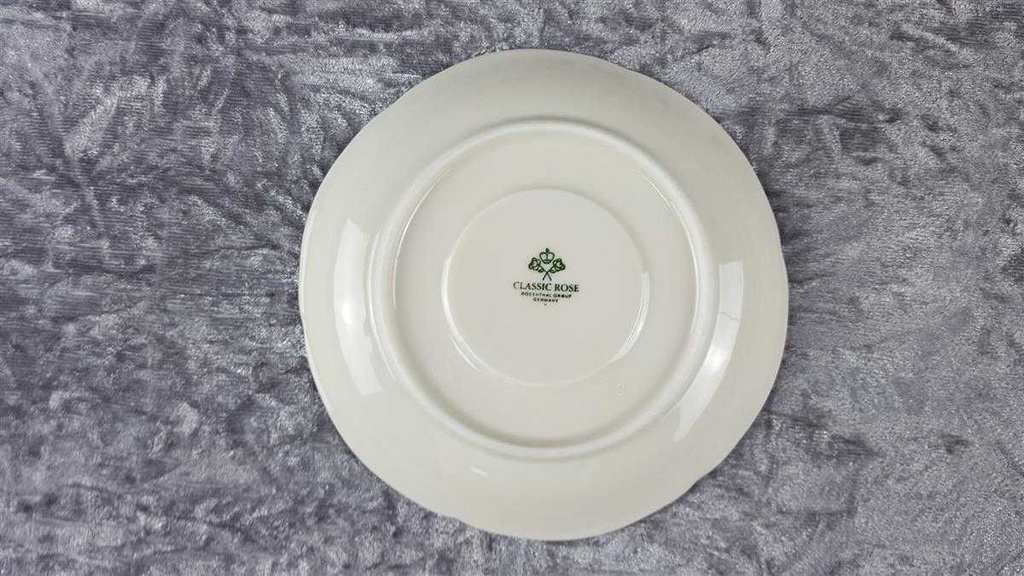 [45817728] Untertasse für Kaffee 14,5 cm Rosenthal Sanssouci Moosrose Elfenbeinfarben Elfenbein Beige gebraucht - sehr gut Bild 3