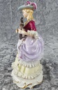 [45817737] Figur Einzelteile Capodimonte Dame mit Leierharfe Hut Kleid gebraucht - akzeptabel Bild 4