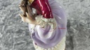 [45817737] Figur Einzelteile Capodimonte Dame mit Leierharfe Hut Kleid gebraucht - akzeptabel Bild 5