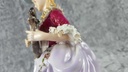 [45817737] Figur Einzelteile Capodimonte Dame mit Leierharfe Hut Kleid gebraucht - akzeptabel Bild 6