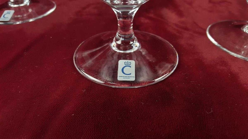 [2119354] 4er Set Cognacschwenker Cognacglas Schott Christinenhütte Transparent gebraucht - gut Bild 3