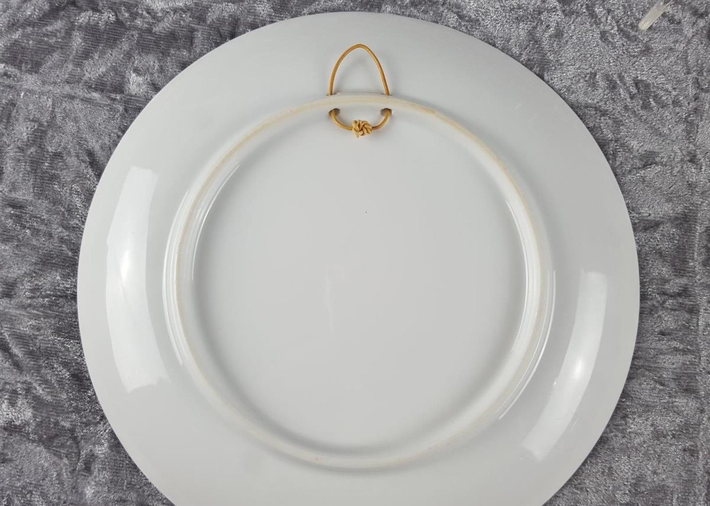 [45817785] Porzellan Sammelteller Stadtmotiv Winningen/Mosel Weinhexenbrunnen D 19,8 cm Bild 2