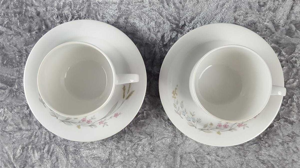 [2119360] 2er Set Untertasse Kaffeetasse mit Tasse Winterling Kirchenlamitz gebraucht - akzeptabel Bild 3