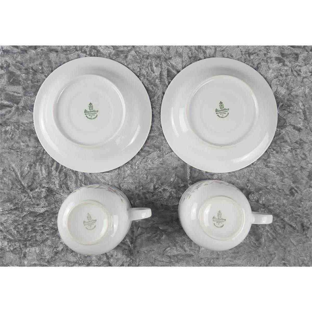 [2119360] 2er Set Untertasse Kaffeetasse mit Tasse Winterling Kirchenlamitz gebraucht - akzeptabel Bild 4