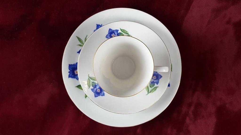 [45817814] Kaffeetasse Kaffeegedeck Kaffeeset Komplett Goldrand Bareuther gebraucht - gut Bild 3