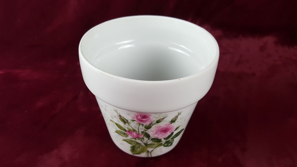 [45817815] Blumenübertopf 10,5 cm Gout De Ville Limoges gebraucht - gut Bild 2