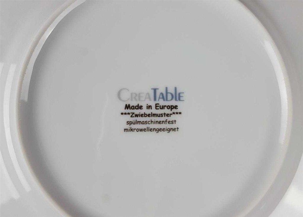 [45817818] Kuchenteller Dessertteller Frühstücksteller mikrowellengeeignet 21,9 cm Creatable Zwiebelmuster gebraucht - sehr gut Bild 5