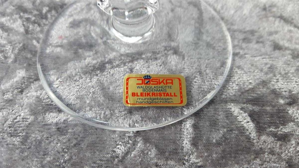 [45817827] Weinrömer Überfangglas Joska Waldglashütte Bodenmais Amethyst Lila gebraucht - sehr gut Bild 6