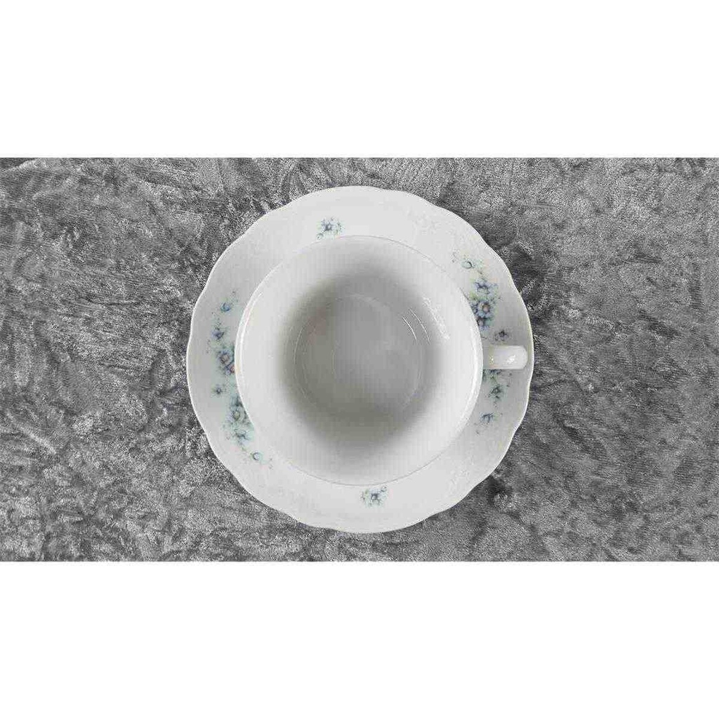 [45817838] Kaffeetasse mit Untertasse Tasse Seltmann Weiden Julia Blaue Margeritenranke gebraucht - gut Bild 3