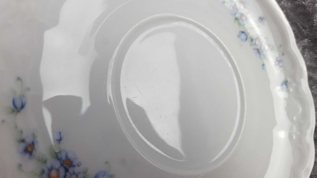 [45817838] Kaffeetasse mit Untertasse Tasse Seltmann Weiden Julia Blaue Margeritenranke gebraucht - gut Bild 4