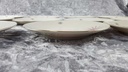[2119362] 11er Set Kuchenteller Dessertteller Goldrand 19,4 cm Tirschenreuth Dekor 1244 Elfenbein gebraucht - gut Bild 3