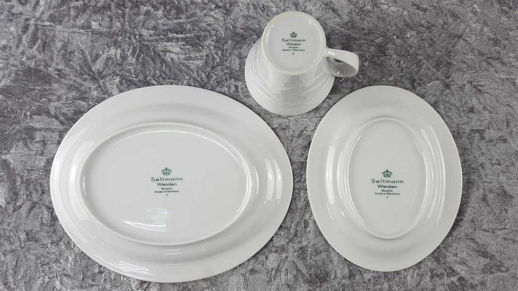 [45817859] Kaffeegedeck 3tlg Seltmann Weiden Allegro Weiß gebraucht - gut Bild 6