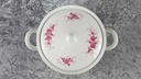 [45817862] Ragoutterrine Servierschüssel mit Henkeln Deckel 1,8 L Seltmann Weiden Annabell rote Blüte 26043 gebraucht - akzeptabel Bild 3