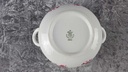 [45817862] Ragoutterrine Servierschüssel mit Henkeln Deckel 1,8 L Seltmann Weiden Annabell rote Blüte 26043 gebraucht - akzeptabel Bild 9