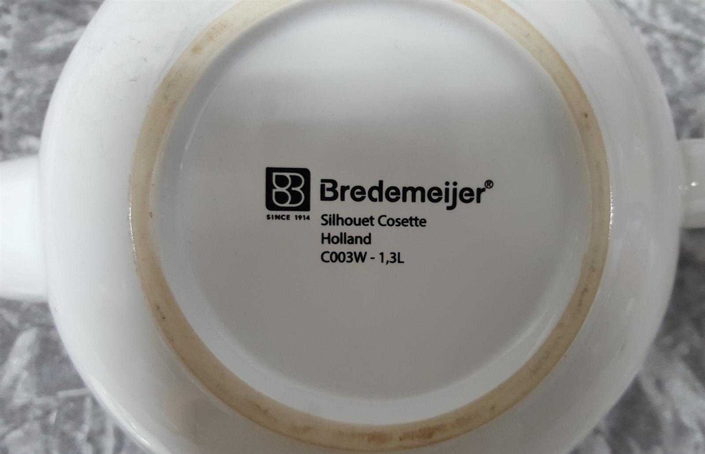 [45817869] Teekanne Holland 1,3 L Bredemeijer Weiß gebraucht - gut Bild 6