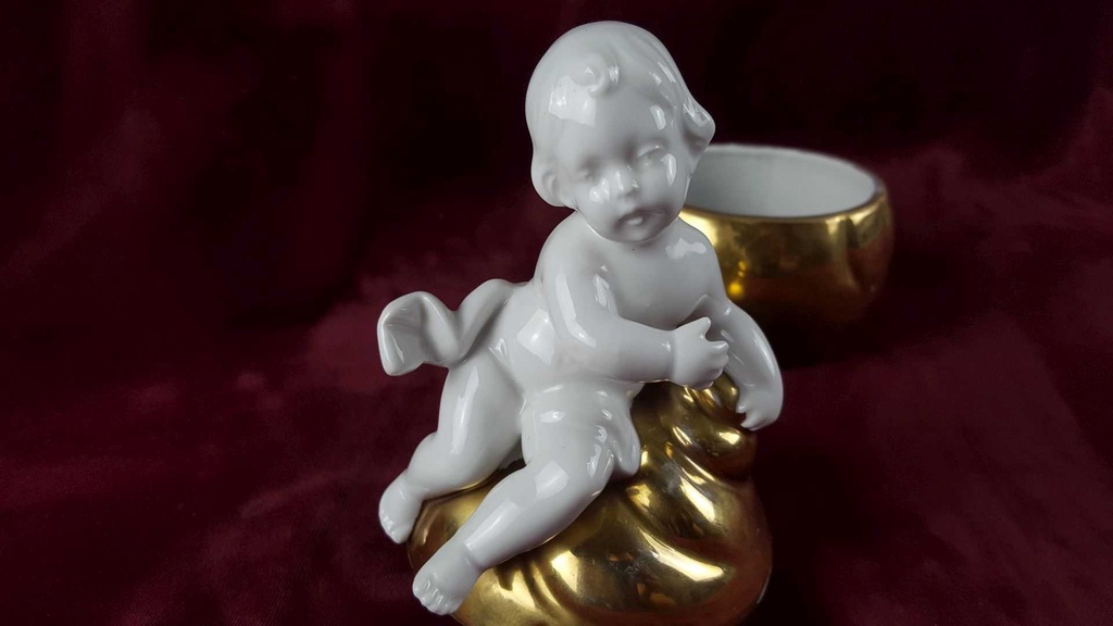 [45817875] Deckeldose Figur Neutettau Einzelteile Weiß gebraucht - gut Bild 3