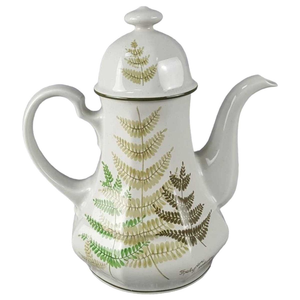 [45817883] Kaffeekanne Kanne 0,95 L Winterling Kirchenlamitz Farn Thelypteris palustris Grün gebraucht - sehr gut Bild 2