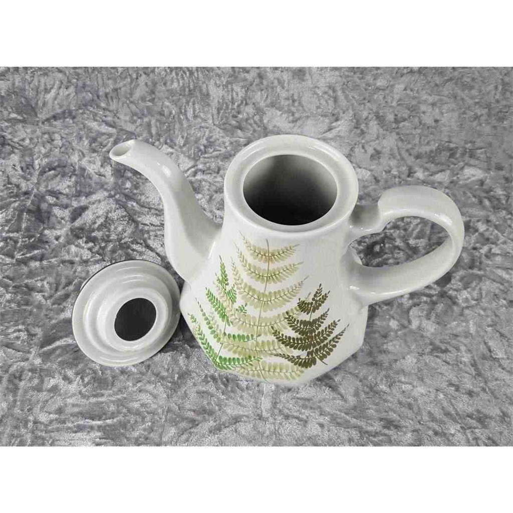 [45817883] Kaffeekanne Kanne 0,95 L Winterling Kirchenlamitz Farn Thelypteris palustris Grün gebraucht - sehr gut Bild 3