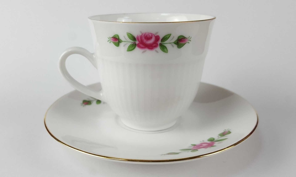 [45817891] Mokkatasse Tasse Espressotasse mit Untertasse Goldrand Winterling Marktleuthen Bavaria gebraucht - sehr gut Bild 3