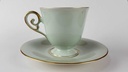 [45817892] Mokkatasse mit Untertasse Tasse Espressotasse Goldrand Tirschenreuth gebraucht - sehr gut Bild 3